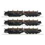 Set 3x Wagons plats transport de charges lourdes NS ép. IV - HO 1/87 - ROCO 6600263