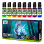 Set de 8x peintures fluorescentes - Green Stuff World 9353