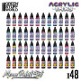 Mega Set 48x peintures encres acryliques Dipping Inks - Green Stuff World 12263
