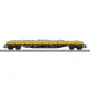 Wagon à bord bas Res chargé ép. VI - HO 1/87 - MARKLIN 47168
