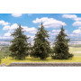 3x sapins 10 cm - HO 1/87 - FALLER 181544