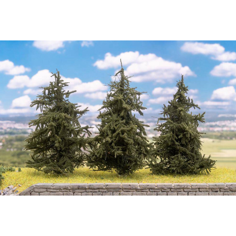 3x sapins 10 cm - HO 1/87 - FALLER 181544