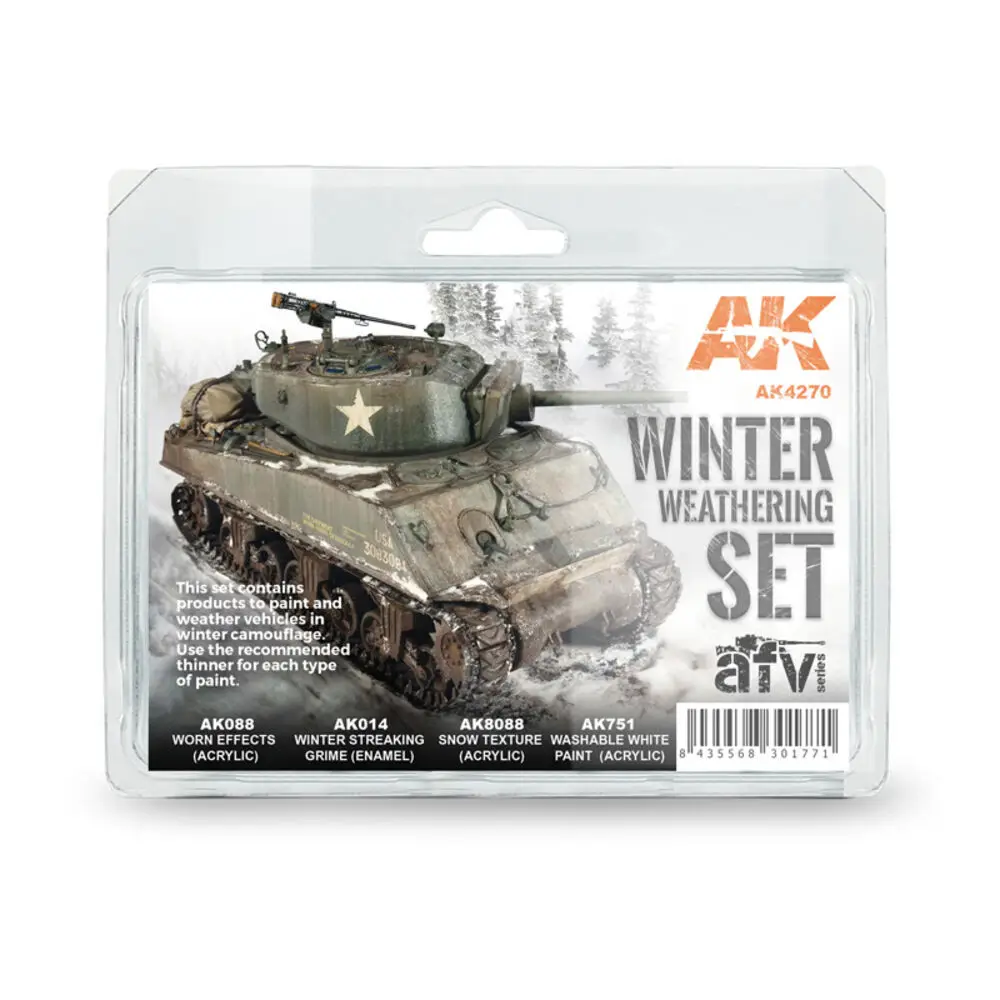 Set Weathering hiver - AK INTERACTIVE AK4270