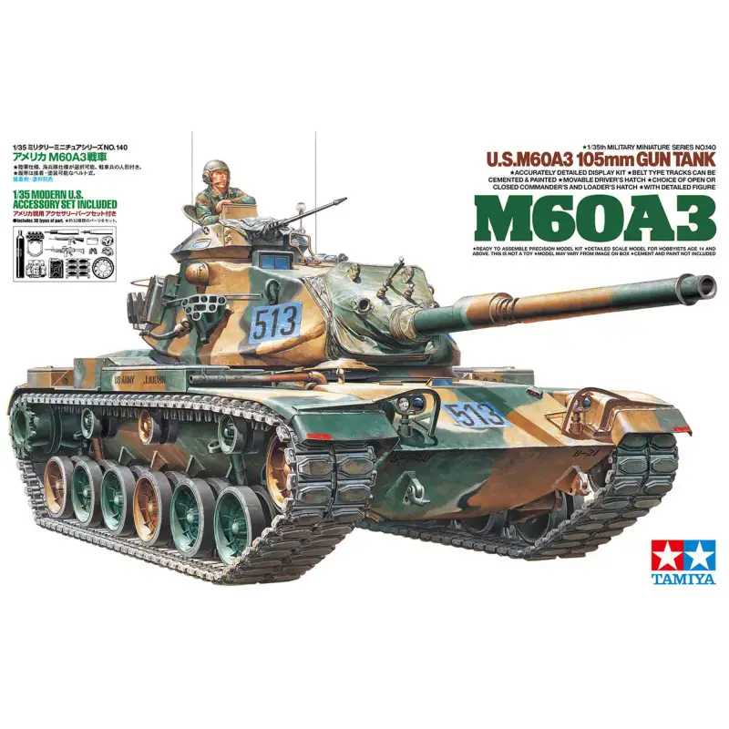 M60A3 105mm - 1/35 - Tamiya 35140