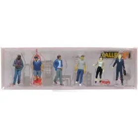 Passants descendant des escaliers - HO 1/87 - FALLER 151727