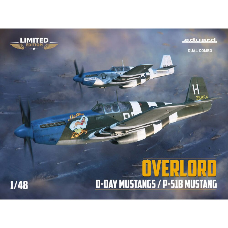 P-51B/C Mustang Overlord Dual Combo Edition Limitée - 1/48 - EDUARD 11181