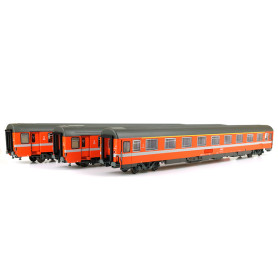 Coffret 3 voitures Vtu B10tu - VSE A9u SNCF ép. IV - HO - LS Models 40365