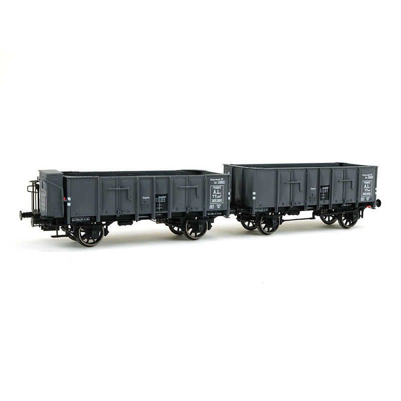 2 tombereaux OCEM 29 ép. II AL - HO - REE WB-476