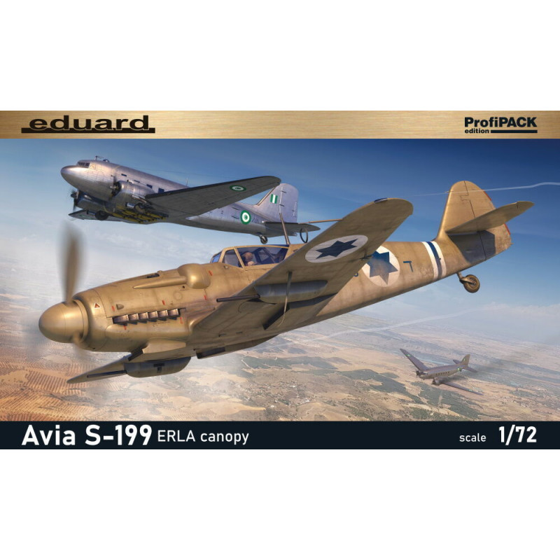 Avia S-199 ERLA canopy Profipack - 1/72 - EDUARD 70152