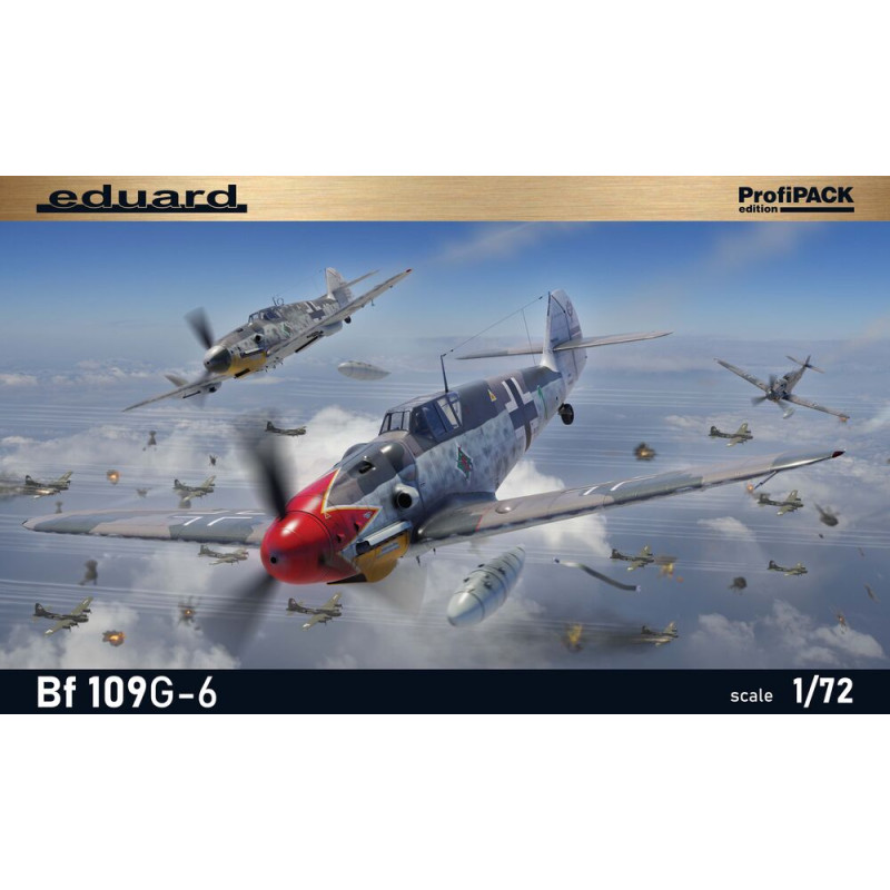Messerschmitt Bf 109G-6 1/72 - 1/72 - EDUARD 70159