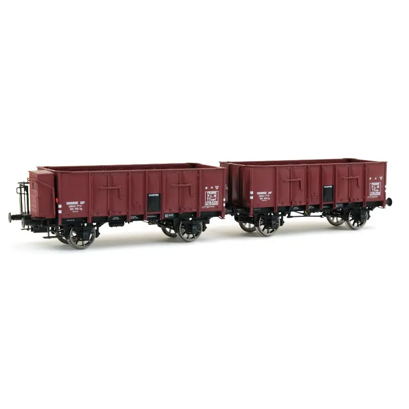 2 tombereaux OCEM 29 ép. II PLM - HO - REE WB-477