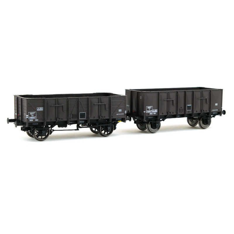 2 tombereaux OCEM 29 ép. III SNCF - HO - REE WB-481