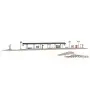 Quai de la gare de Baden-Baden, en 6 parties, extensible - HO 1/87 - VOLLMER 43559