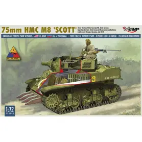 HMC M8 SCOTT 75mm Early Version - 1/72 - MIRAGE HOBBY 720002