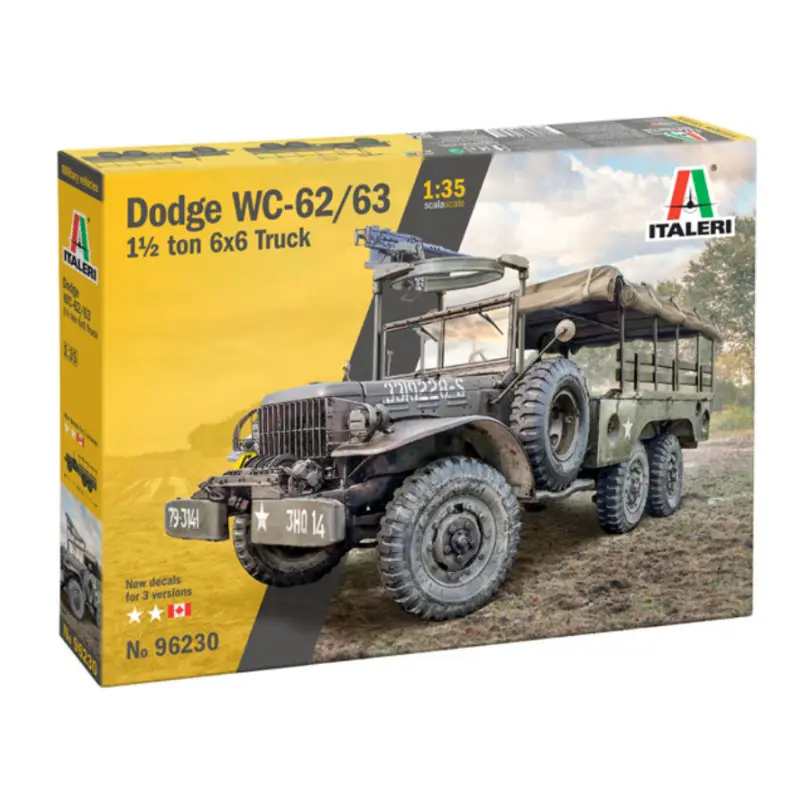 Camion Dodge WC-62/63 1 1/2 tonne 6x6 - 1/35 - ITALERI 96230