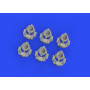 Projecteurs de recherche USN 36 pouces - 1/350 - EDUARD 653001