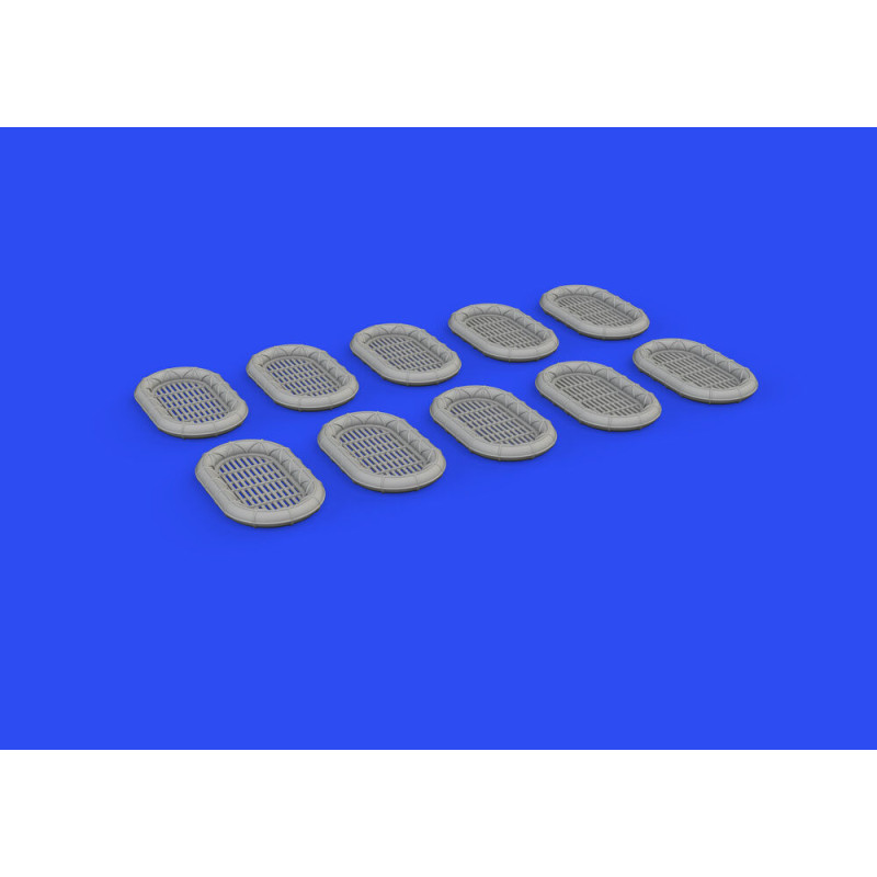 Canots Carley pour 40 personnes Type 2 - 1/350 - EDUARD 653014