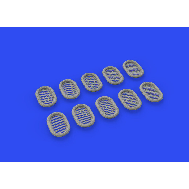 Canots Carley pour 60 personnes Type 2 - Échelle 1/350 - EDUARD 653016