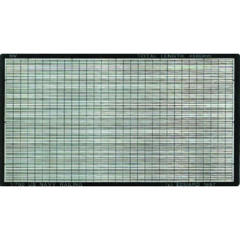 Kit de photodécoupe bastingage de la Marine américaine - 1/700 - EDUARD 99005