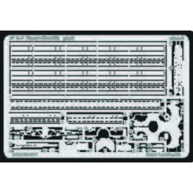 Set détaillage du cuirassé Yamato Tamiya Kit 31113 - 1/700 - EDUARD 17016