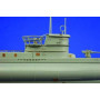 Set détaillage sous-marin U-Boat VIID Revell 05009 - 1/144 - EDUARD 17022