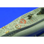 Set détaillage sous-marin U-Boat VIID Revell 05009 - 1/144 - EDUARD 17022