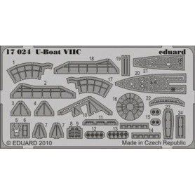 Set détaillage Sous-marin VIIC REVELL - 1/350 - EDUARD 17024