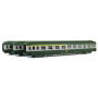 3 voitures UIC couchettes encadré jaune SNCF ép IV - HO - REE VB-221