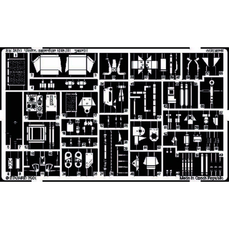 Set détaillage photodécoupe Univ. carrier Mk. II - 1/35 - EDUARD 35364