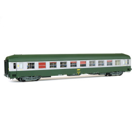 Voiture UIC couchettes logo encadré SNCF ép IV - HO - REE VB-222