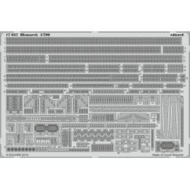 Set de détaillage photodécoupe pour Bismarck Revell - 1/700 - EDUARD 17037