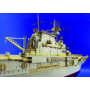 Set de photodécoupe pour rambardes Porte-avions USS Hornet CV 8 - 1/350 - EDUARD 53007