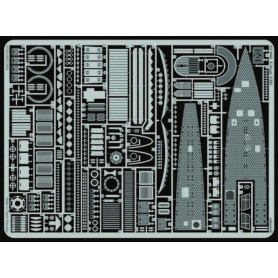 Set de photodécoupe pour sous-marin de type VII C «&nbsp;Wolf Pack&nbsp;» (Les Loups Gris) - 1/72 - EDUARD 53008