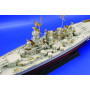 Set détaillage USS BB-55 North CarolinaTrumpeter - 1/350 - EDUARD 53018