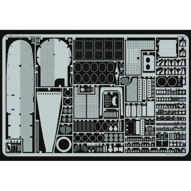 Set détaillage Sous-marin de classe Gato Revell - 1/72 - EDUARD 53023