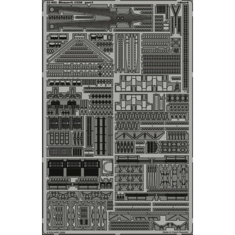 Détaillage Maquette Bismarck Revell - 1/350 - EDUARD 53035