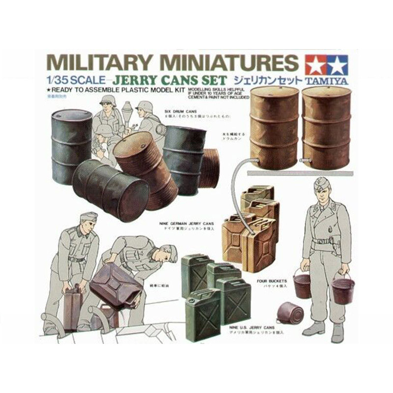 Set de jerricans - 1/35 - Tamiya 35026