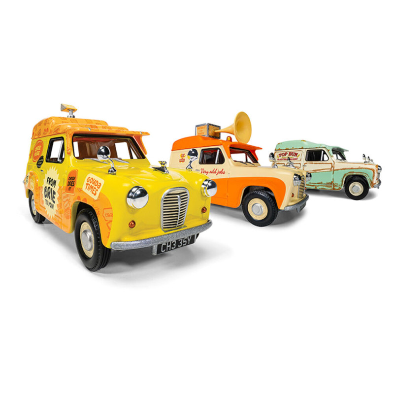 Wallace et Gromit 3 véhicules Austin A35 Van - 1/43 - CORGI CC80505