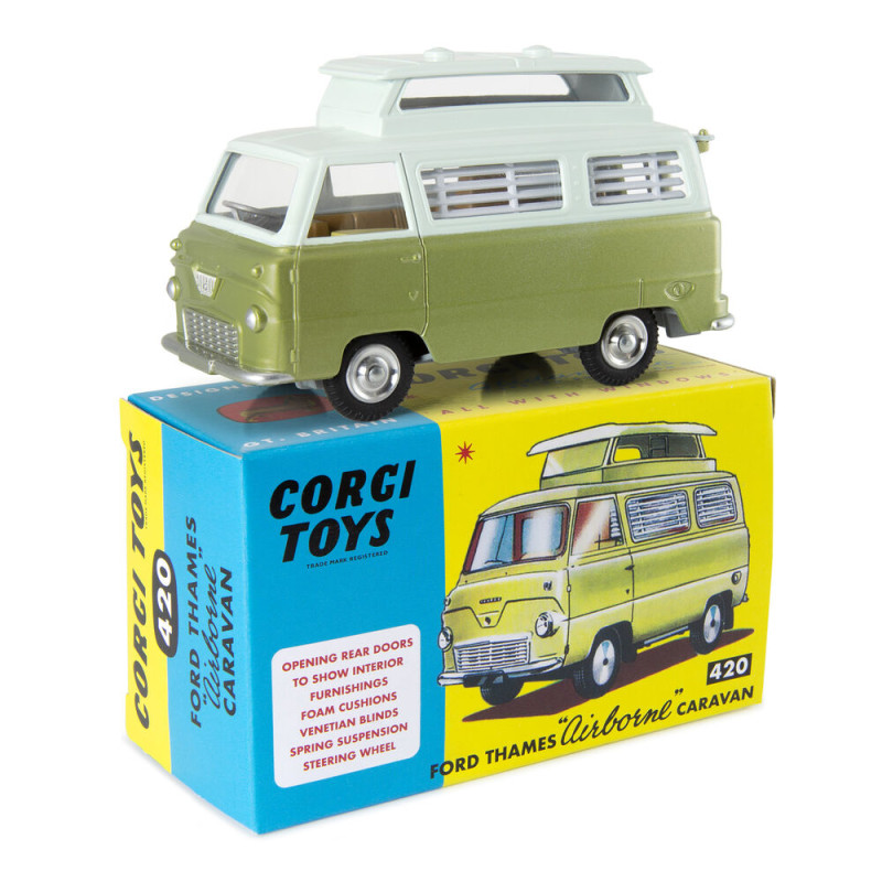 Caravane aéroportée Ford Thames 420 - CORGI CD54321029