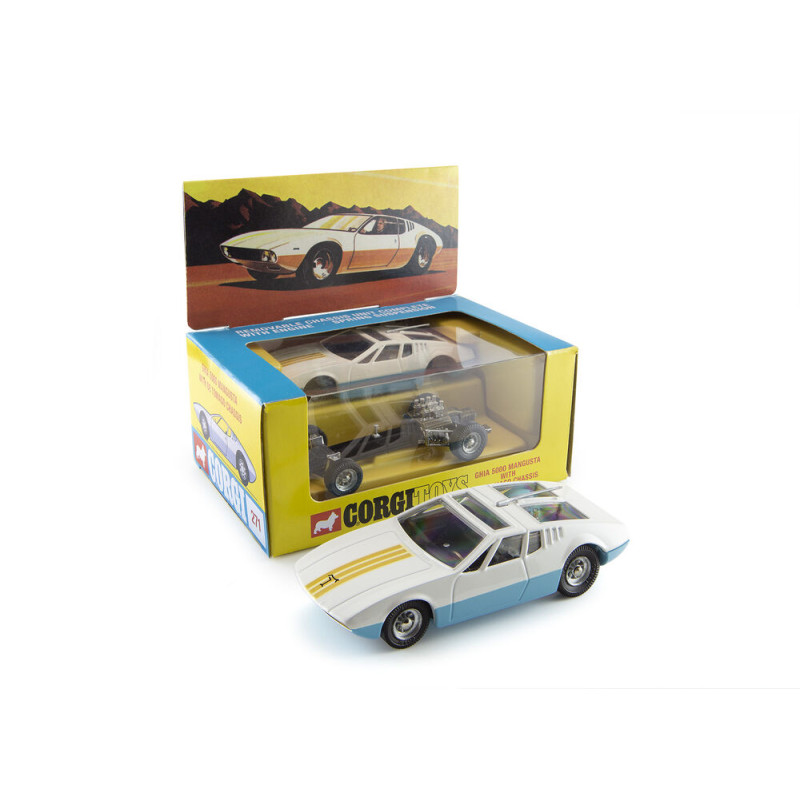 Ghia 5000 Mangusta avec châssis De Tomaso - CORGI CD54321008