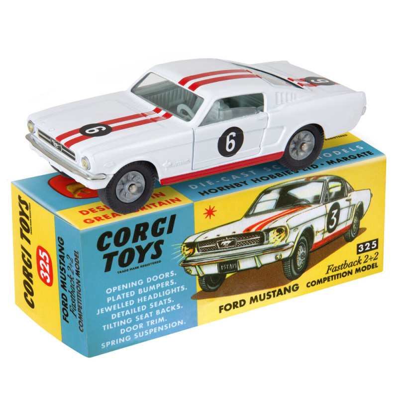 Mustang Fastback Coupé rétro n° 325 - CORGI CD54321007