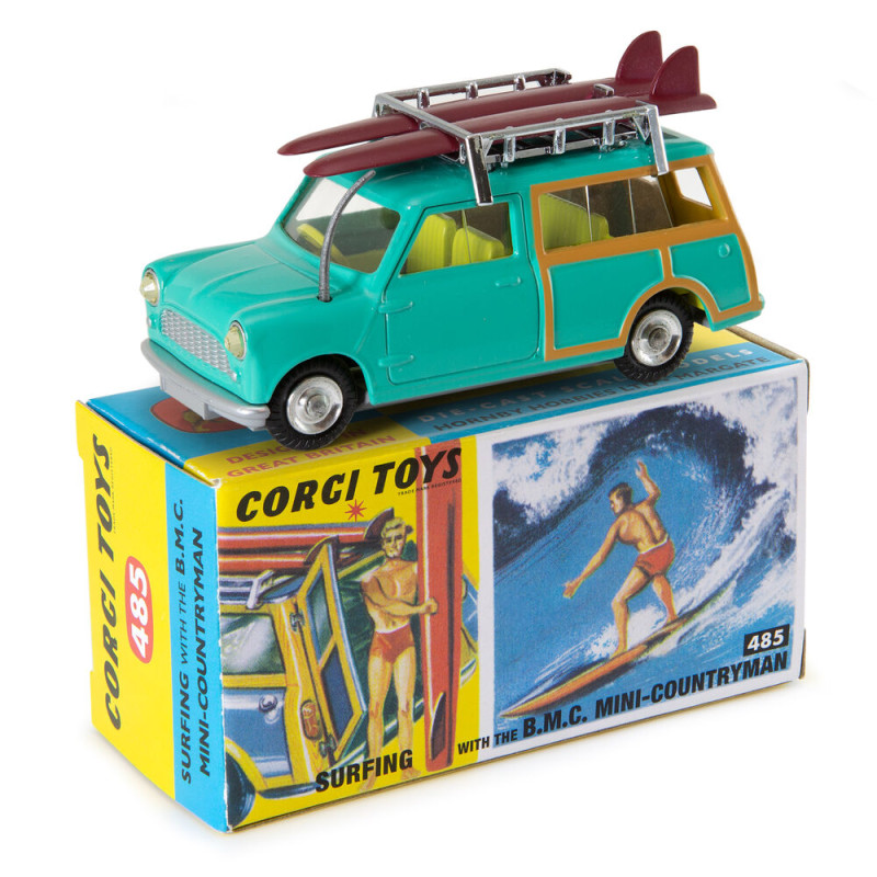 Mini Countryman avec galerie de toit et surfeur 485 - CORGI CD54321014
