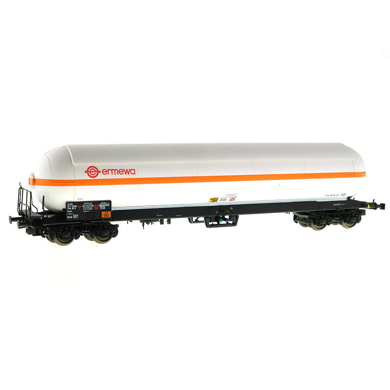 Wagon citerne gaz Zagkks Ermewa - ép. IV et V - HO - LS Models 30765