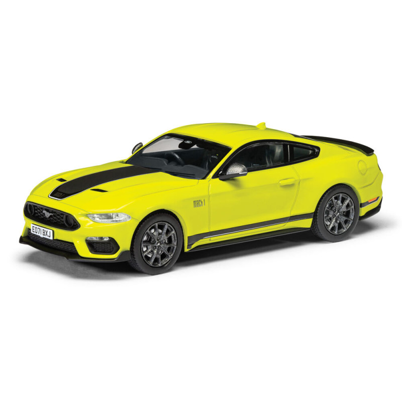 Ford Mustang Mk6 Mach 1, jaune Grabber - 1/43 - CORGI VA15504