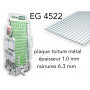 Evergreen EG4522 - (x1) plaque styrène Metal Roofing - 6.3 mm