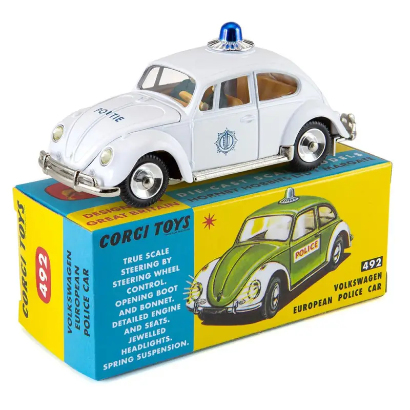 492 Volkswagen Coccinelle Voiture de police - CORGI CD54321060
