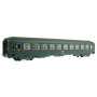 Voiture UIC couchettes logo jaune encadré SNCF ép IV - HO - REE VB-225