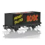 Wagon porte-conteneurs AC-DC "Moneytalks" 3 rails - HO 1/87 - MARKLIN 44832