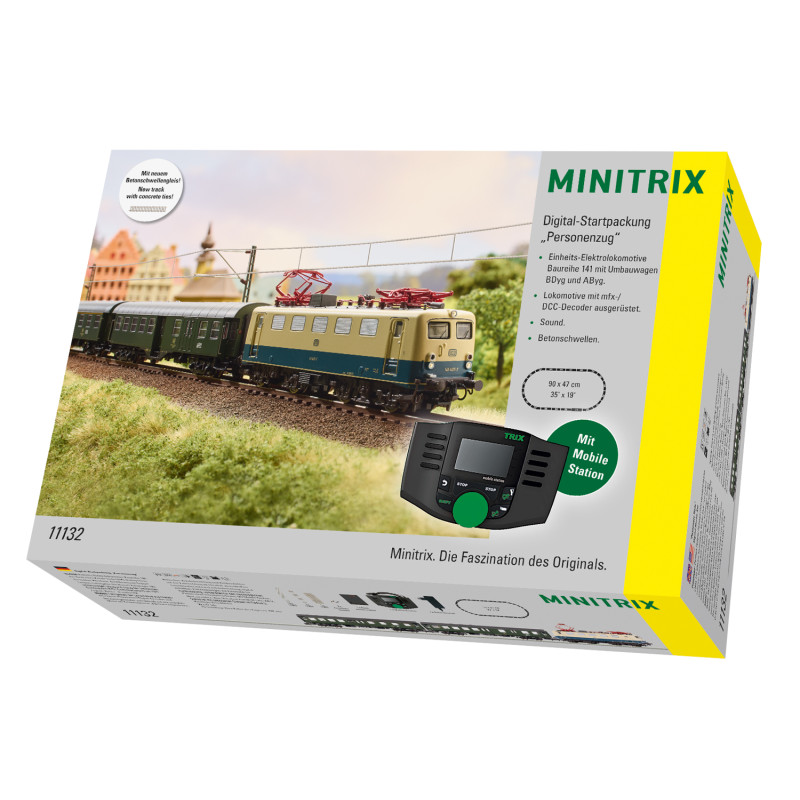 Coffret de départ digital Train de voyageurs ép. IV - N 1/160 - Minitrix 11132