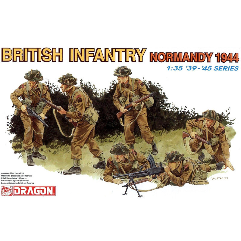 British Infantery Normandy 1944 - échelle 1/35 - DRAGON 6212